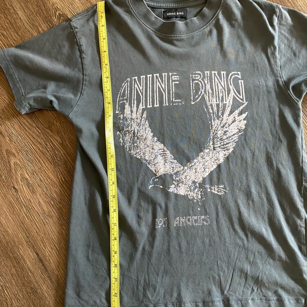 Anine Bing Olive T-Shirt - Picture 11 of 11